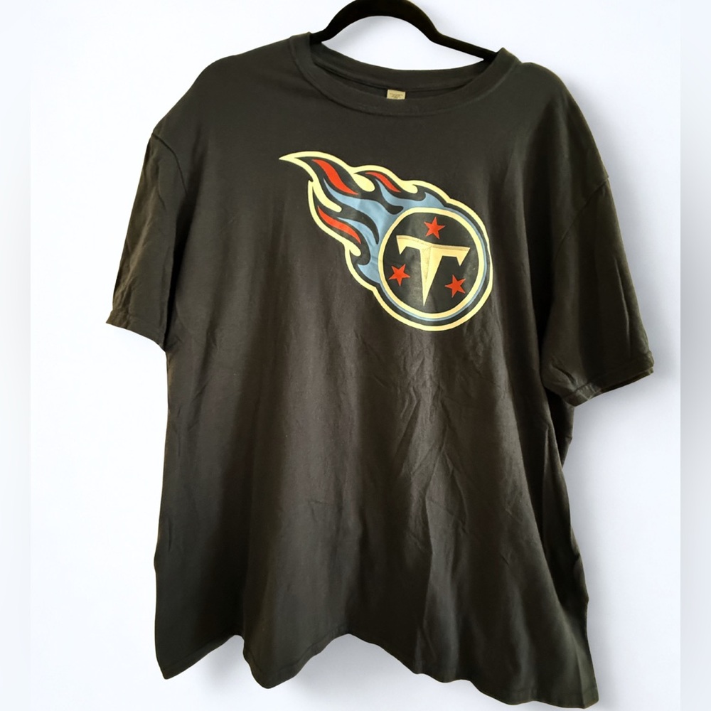 Tennessee Titans Ryan Tannehill #17 Graphic Tee Size XL Fanatics Navy NFL Shirt